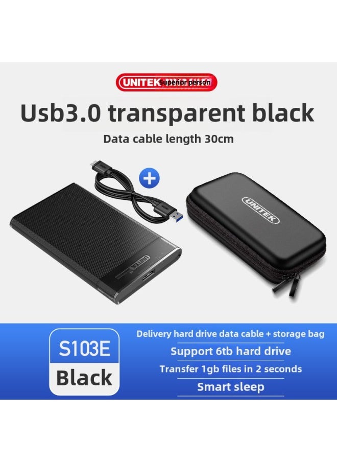 Generic Superior Mobile Hard Disk Box 2.5 Inch Mechanical Solid Ssd Universal Notebook External Usb3.0 Box-Color: 5gbps  - Image 1
