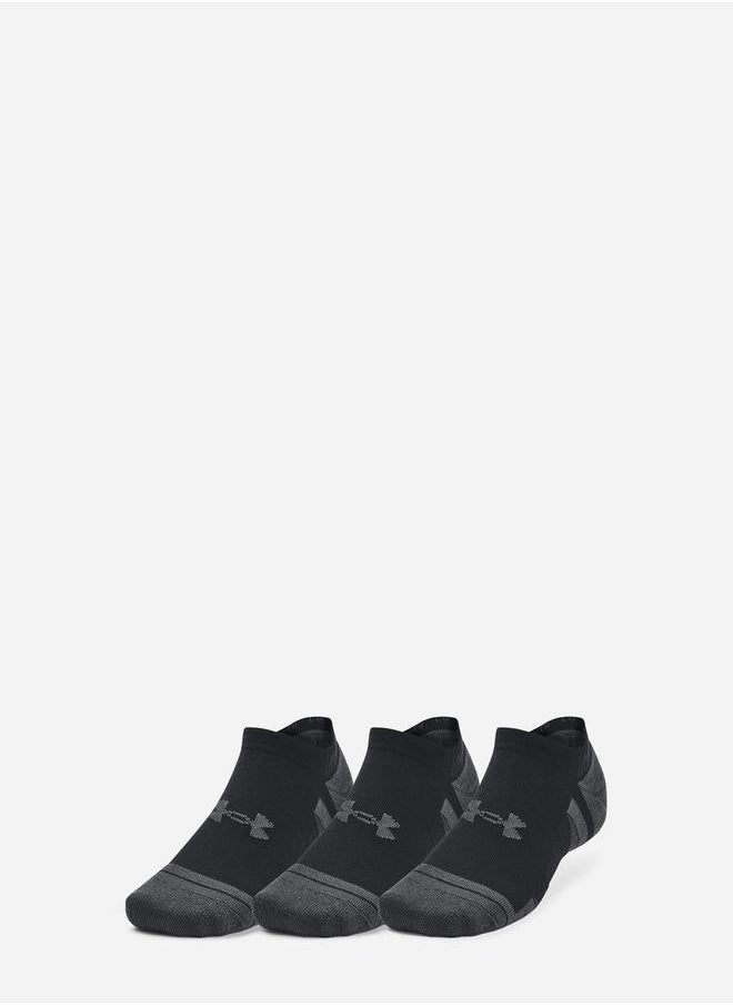 UNDER ARMOUR - مجموعة من 3 جوارب بطول الكاحل من Performance Tech - Image 1