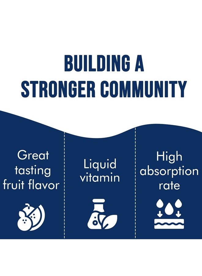 wellgenix Immune Essentials – 12 in 1 Natural Immune System Support Supplement - Liquid Nutritional Multivitamin - Boosts Immune System and Overall Health for Kids & Adults - Fruit Punch Flavor 32 oz - Image 5