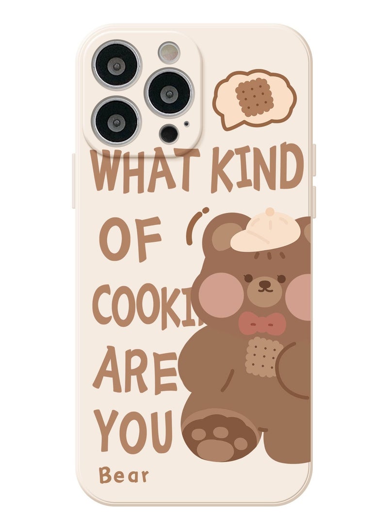 Loquat Cartoon Silicone Soft Shell Apple Phone Case - Image 1