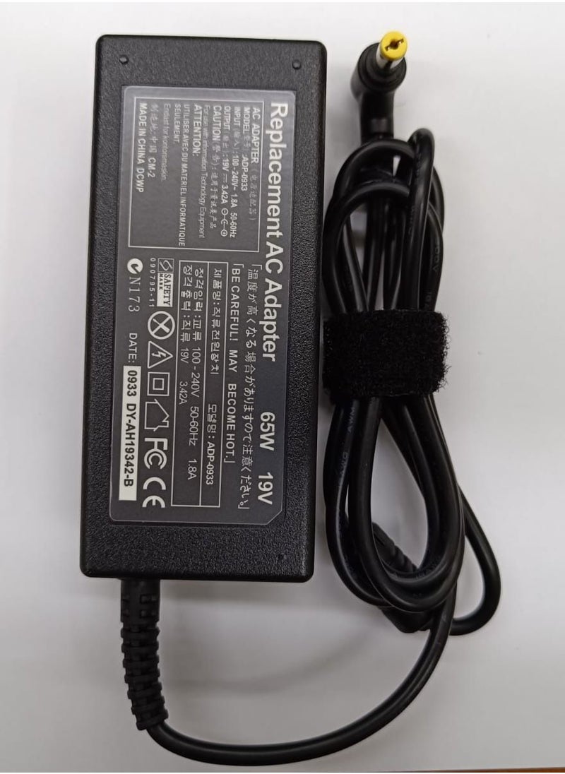 CS Acer 65W 19V 3.42A AC Power Adapter Power Supply Replacement  Compatible With For Acer Aspire Acer ES1-511 E1 E3 E3-111 E5 and More- 5.5x1.7mm  - Image 2
