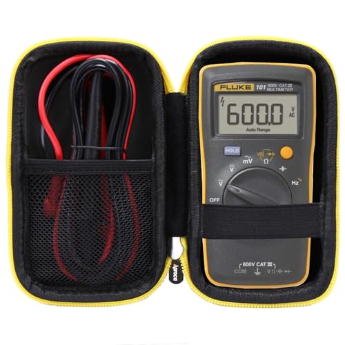 Aproca Protable Hard Storage Case, for Fluke 107 101 Current Handheld Digital Multimeter and Accessories (Case Only) - Image 1