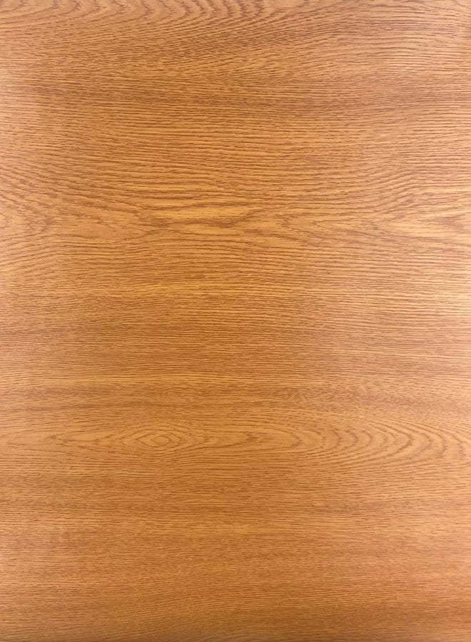 Teemall 15.6inch by 79inch Brown Wood Grain Waterproof Self Adhesive Shelf Liner Dresser Drawer Cabinet Sticker （Brown Winged Wood） - Image 2