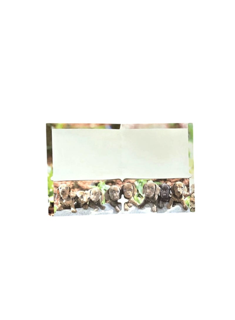 Pack of 4 Puppy & Kittens Themed Paper File 24.29*29.85 cm - Image 5
