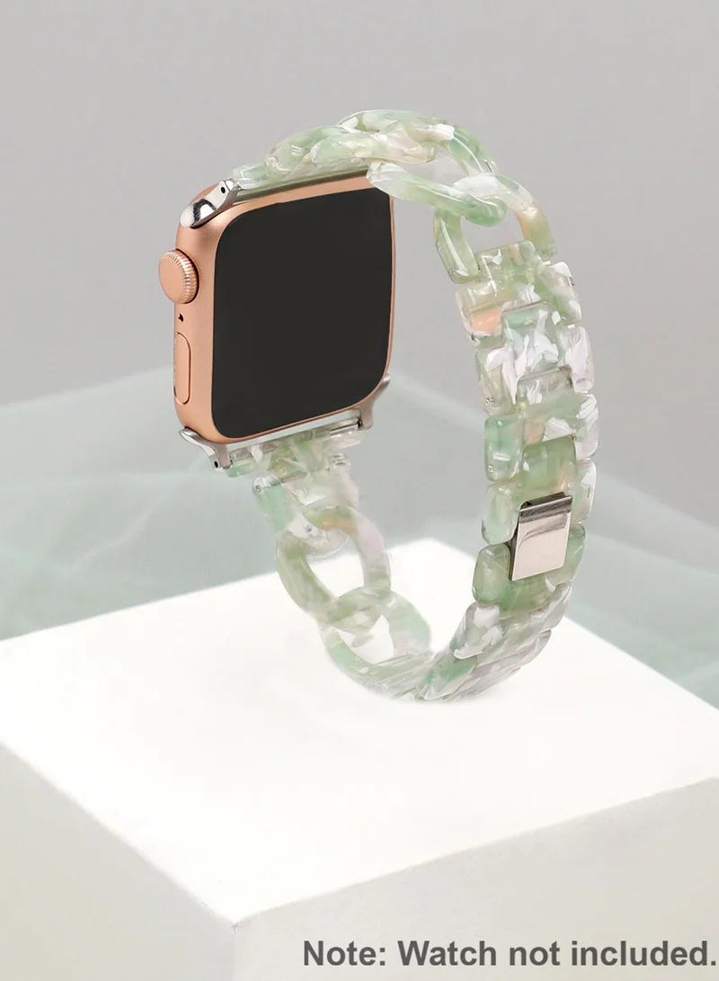 Haute Sauce  Marbled Chain Watch Strap for Women | Best Price UAE