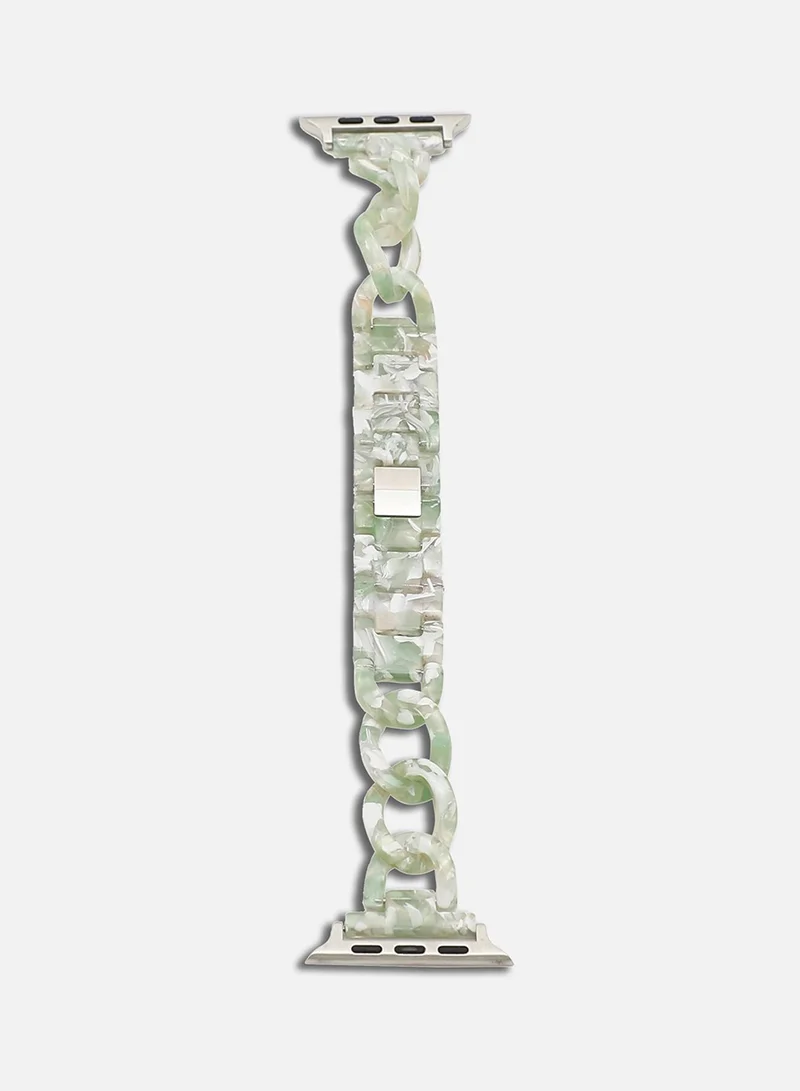 Haute Sauce  Marbled Chain Watch Strap for Women | Best Price UAE