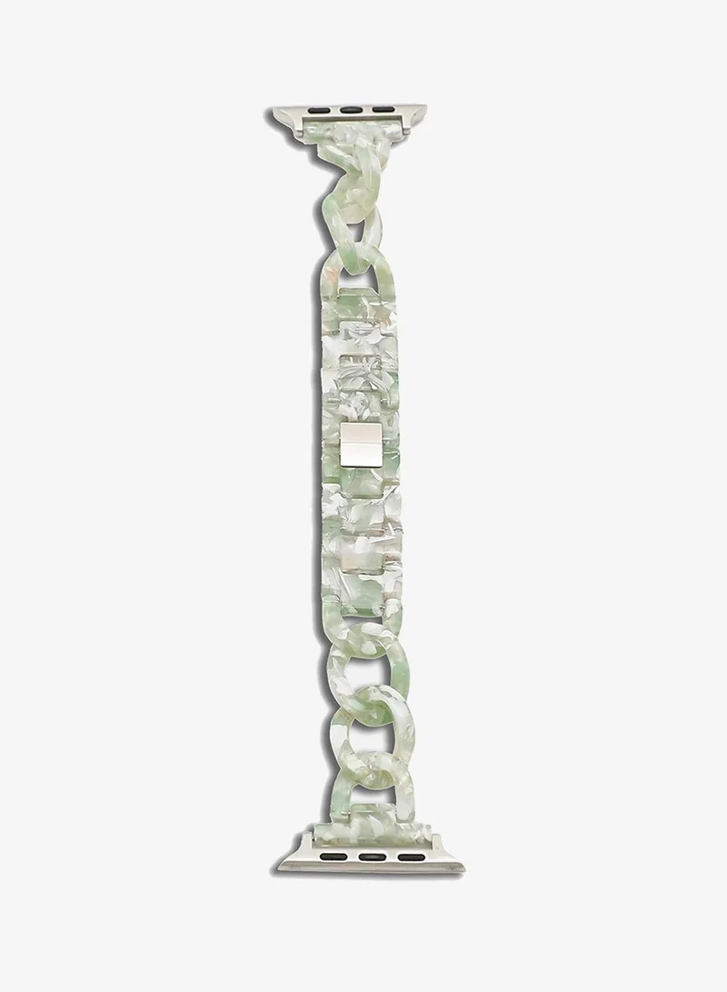 Haute Sauce  Marbled Chain Watch Strap for Women | Best Price UAE