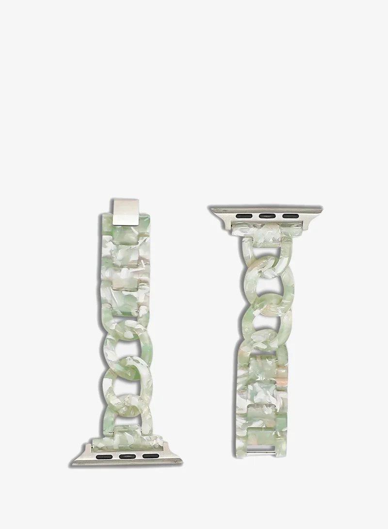 Haute Sauce  Marbled Chain Watch Strap for Women | Best Price UAE