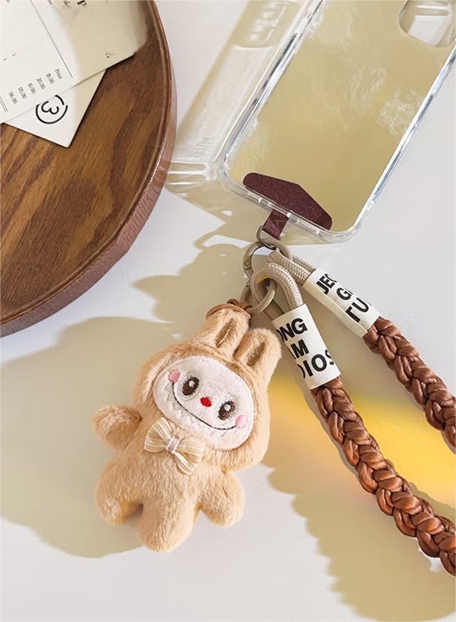 Phone Strap and Wrist Strap, Phone Lanyard with Labuboo Doll Pendant, Phone Strap Crossbody, Clip and Go Strap for Phone, Phone Neck Strap for Outdoor and Birthday Party - Image 2
