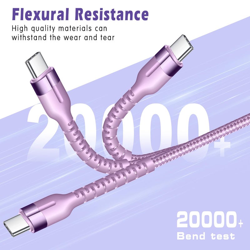 Exeric USB C to Lightning Cable 3 Pack MFi Certified Fast Charging Cables 3FT with Nylon Braided Type C iPhone Charger Cord Compatible iPhone 14/13/12/11/X/8 & iPad - Image 5