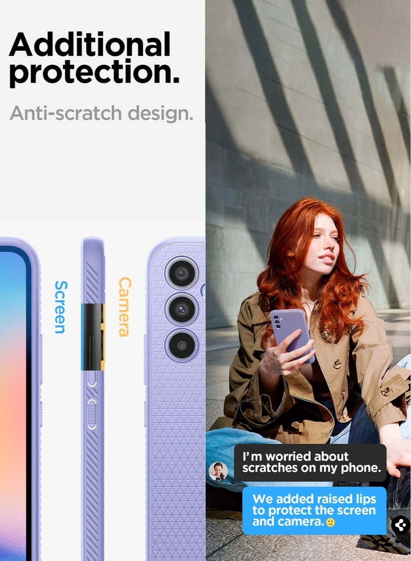 Spigen Liquid Air for Samsung Galaxy A34 5G Case Cover - Awesome Violet - Image 5
