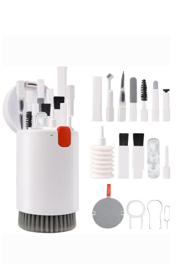 NYVIO 20 -in-1 Electronic Cleaner Kit,Keyboard Cleaner, Laptop Cleaner Kit for Monitor, Cell Phone, Bluetooth, Headset, Airpods, Laptop Camera Lens (White) - Image 1