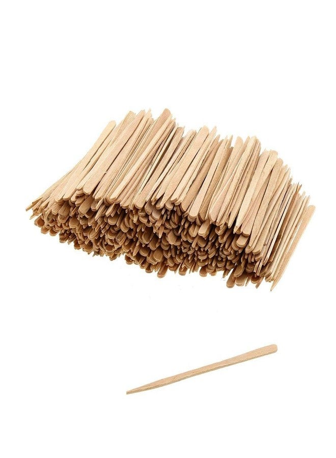 Spa Stix 400 Count Small Wax Wooden Spatulas Applicator Sticks for Hair Eyebrow Removal. - Image 1