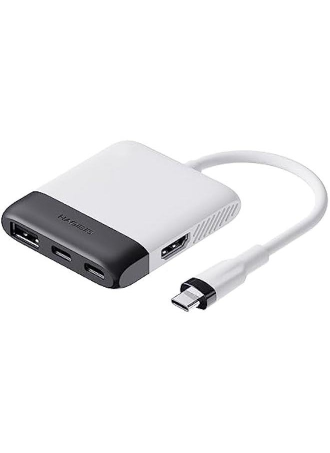 Generic Switch Video Capture Card Portable Switch Dock for Nintendo Switch/iPhone 16 15 Pro Max Live Streaming Gaming USB 3.0 1080P 60Hz Video Recorder, Quest 3 with 4K HDMI(White MS2130 Chip)  - Image 1