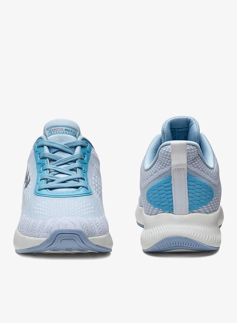 CAMPUS Women's Light Blue Low-Top Sneakers - Lightweight Shoes with White Sole, Comfortable Casual Shoes - Image 3