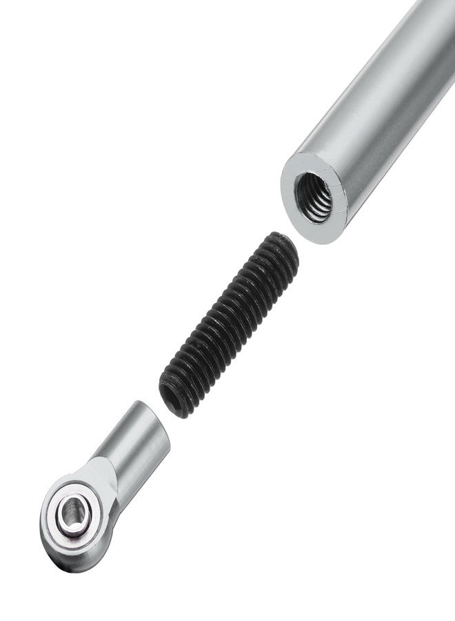 MECCANIXITY 8pcs Pull Rod Link Rod Linkage Aluminum Alloy Wheel Base Upper Lower Link Rod Chassis Linkage for MN86K MN86KS 1/12 RC Car（Silver） - Image 5