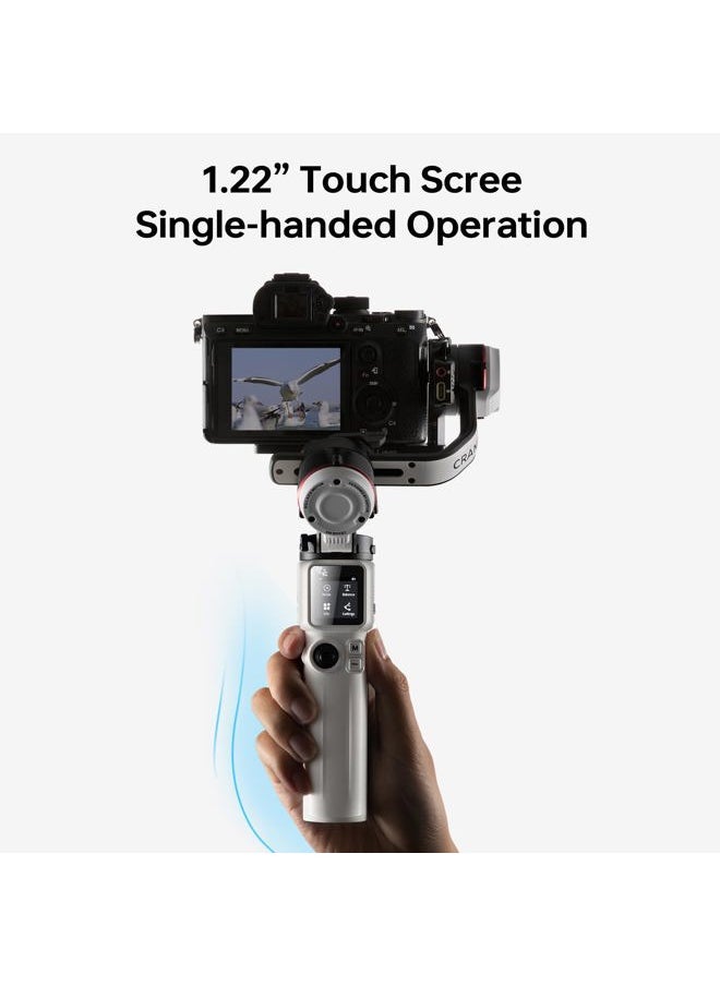 Zhiyun Zhiyun Crane M3 Handheld 3-Axis Camera Gimbal Stabilizer, Gimbal Stabilizer for Mirrorless Camera, Gopro, Action Camera, Smartphone  - Image 2