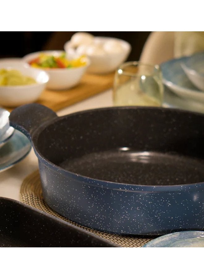 جلوري صينية جرانيت غير لاصق بريميوم مقاس 28 لون ازرق - Image 3