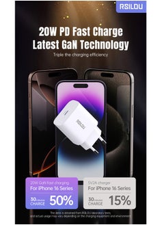 شاحن سريع R4232 20 وات USB-C - شحن مضغوط وسريع وموثوق، متوافق مع أجهزة سامسونج  وآبل وجميع الهواتف الذكية والأجهزة اللوحية وسماعات الرأس التي تعمل بتقنية البلوتوث وغيرهم, حماية متعددة - pzsku/Z275B54F48B302DF51E8AZ/45/1741106433/807d697f-5d53-45b1-bced-b99e0b2697fb