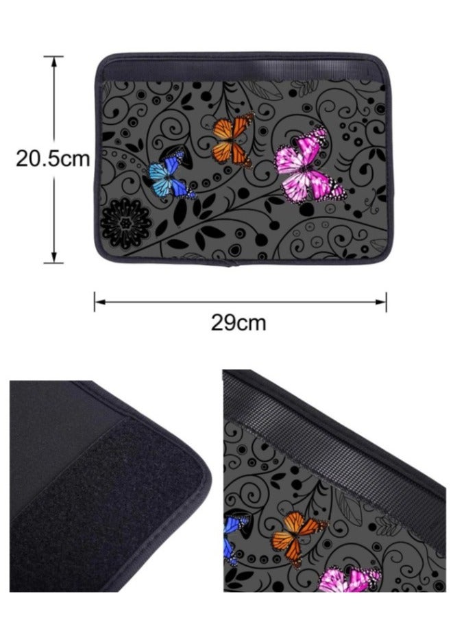 Generic Colorful butterfly print shoulder pad for car seat belt, backpack, shoulder strap - Image 4