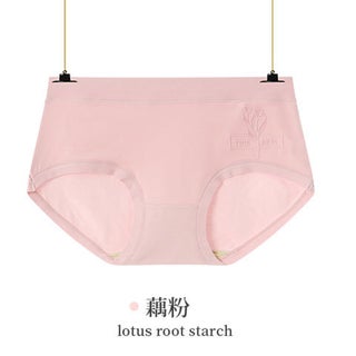 Japanese Style Simple Lightweight Breathable Mid-waist Cotton Womens Underwear Girls High Elastic Comfortable Breathable Antimicrobial Moxa Tulip lotus root powder - pzsku/Z275B5C21191056187969Z/45/1746204349/8c7fcde7-82ce-4ff1-a4d5-bc961a73ab36