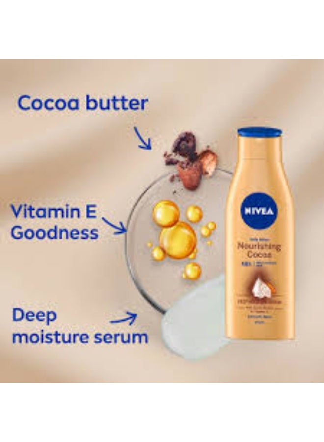 Nivea Body Lotion Cocoa Nourish 250ml - Image 2