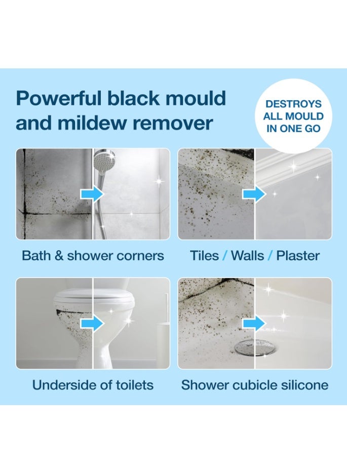 HG Mould Remover Foam Spray for Bathrooms, Tiles, and Grout - 500ml - Image 2