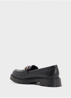 Ginger Chunky Metal Trim Detail Moccasin  - Image 3