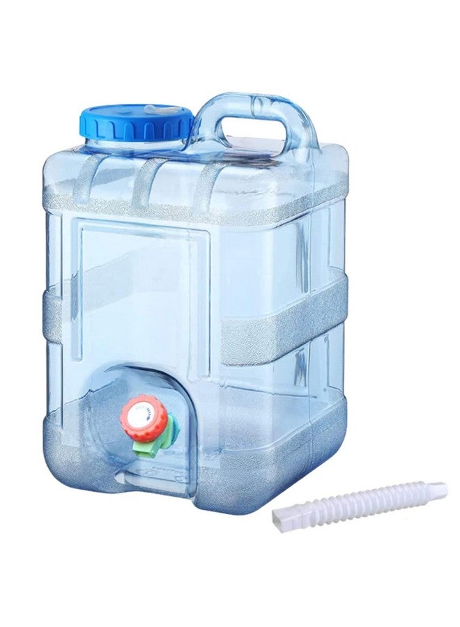 Nasmodo 15 Litre Camping Water Can with Tap Portable Camping Picnic Hiking Camping Water Tank Storage Container for Travelling Water Camper Dispenser Barrel with Faucet(Blue) - Image 1