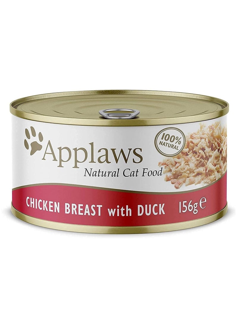 Applaws Cat Chicken with Duck Tin 156G - Image 1