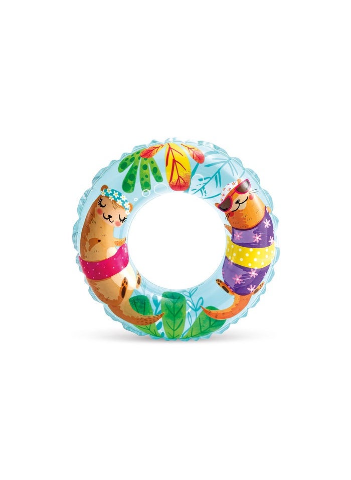 INTEX Transparent Inflatable Swim Rings 61cm  - Image 1