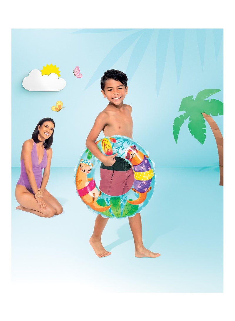 INTEX Transparent Inflatable Swim Rings 61cm  - Image 3