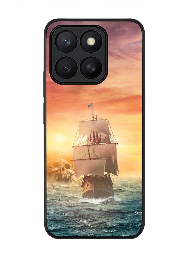 Stylizedd For Honor X8c Case,Slim fit Camera Protection, Shockproof Thin Phone cover  - Skull Island