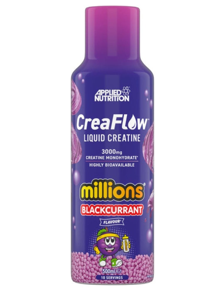 Applied Nutrition Creaflow Liquid Creatine Support Muscle Growth  Black Currant 500 ML 