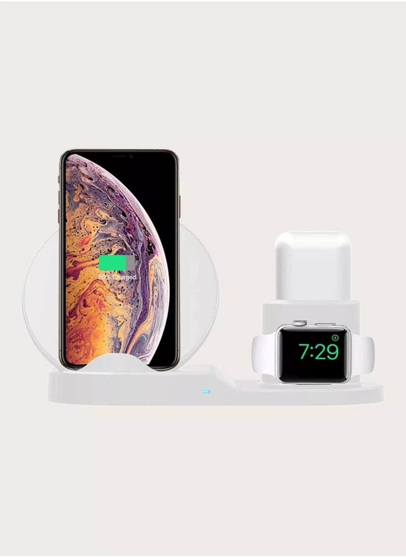 Generic 3 In 1 Wireless Charging Stand  - Image 1