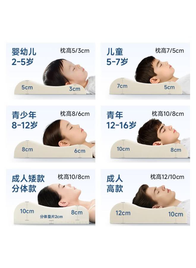 Sleephero Thailand Imported Physical Foaming Process 93% Content Talalay Latex Pillow Youth Pillow 8-12 Years Old
