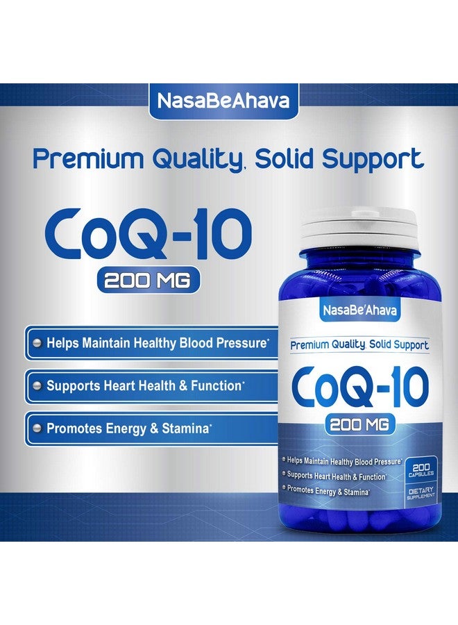NasaBeahava Pure Coq10 200Mg 200 Capsules Quick Absorption Non Gmo - Image 5