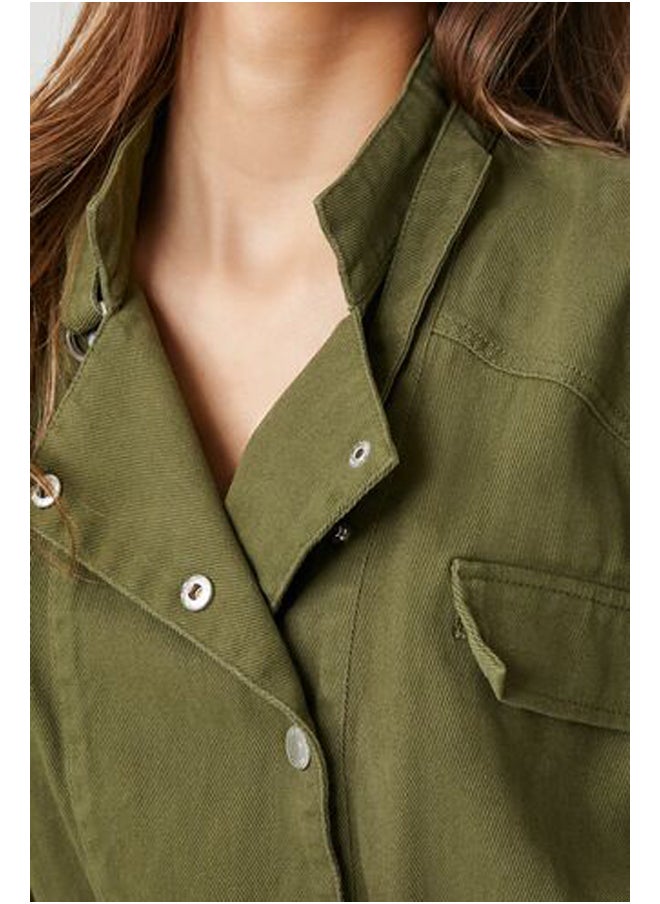 FOREVER 21 Utility Twill Romper  - Image 5