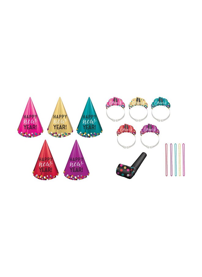 Ya Otta Pinata - New Years Eve Colorful Confetti Party Kits For 10 People - Image 1