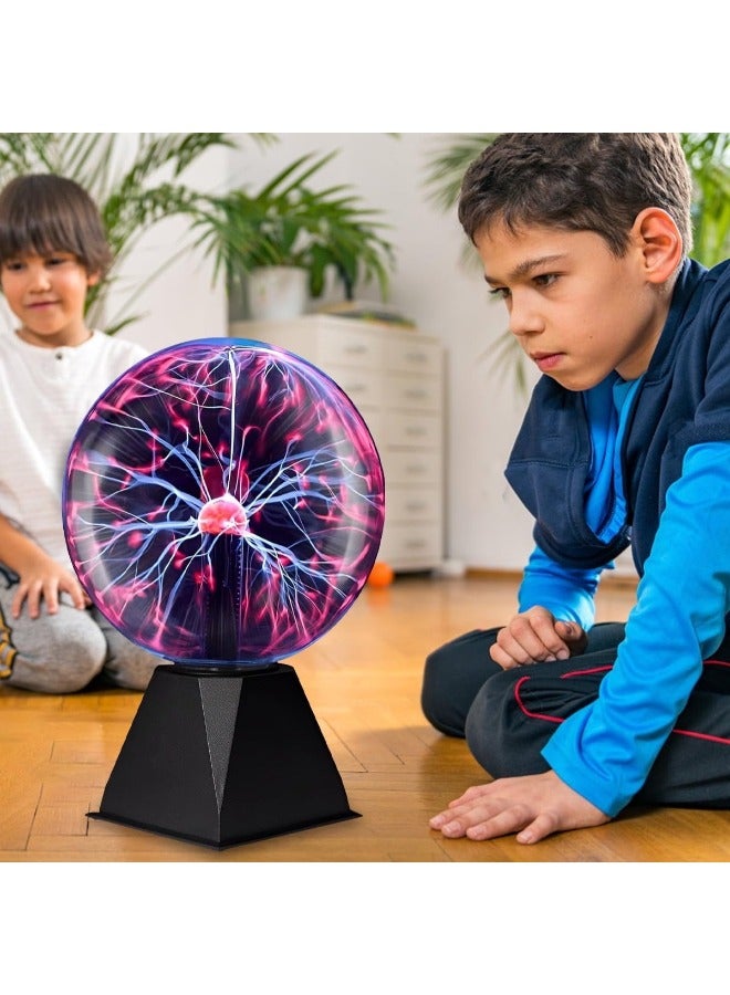 BUYCO Mesmerizing Plasma Lamp: 6-Inch Crystal Ball Night Light for Bedroom Decor & Child Birthday Gift - Unique Novelty Magic Lights - Image 5