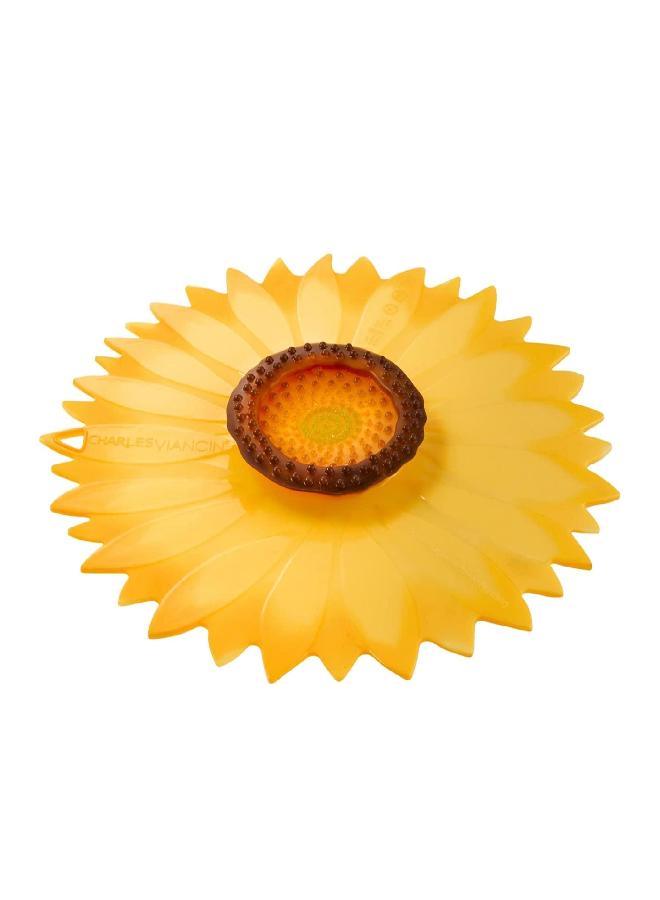 Charles Viancin Charles Viancin - Sunflower Lid Gift-Box - Set of 4 Silicone Lids for Food Storage and Cooking - 11''/28cm + 9''/23cm + 6''/15cm + 4''/10cm - Airtight Seal on Any Smooth Rim Surface  - Image 2