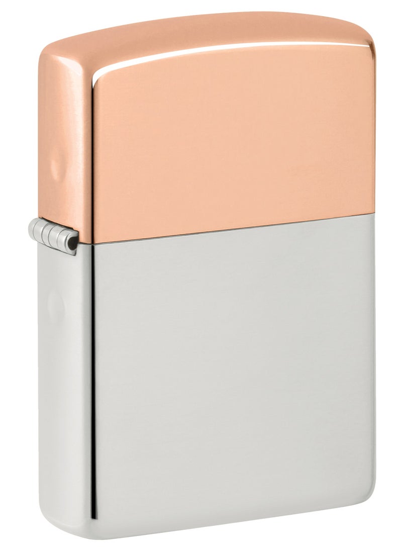 Zippo 48695 Bimetal Case Lighter Copper Lid Solid Copper Windproof Lighter  - Image 1