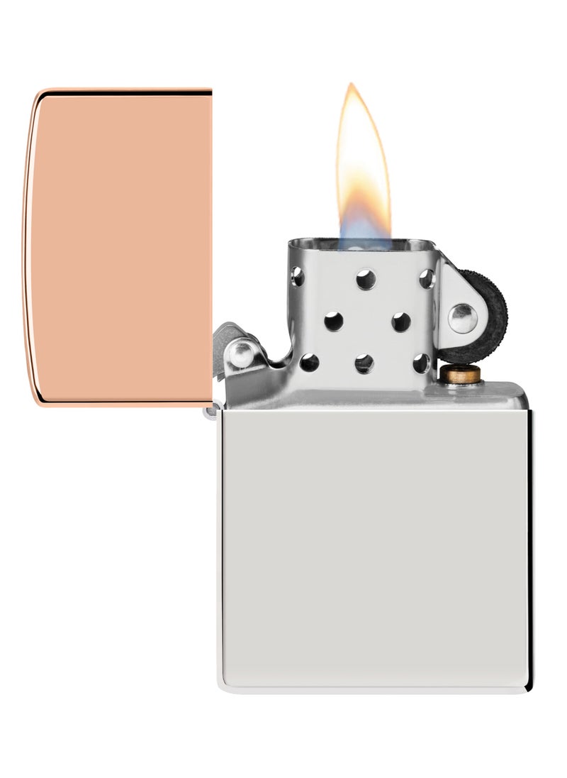 Zippo 48695 Bimetal Case Lighter Copper Lid Solid Copper Windproof Lighter  - Image 2