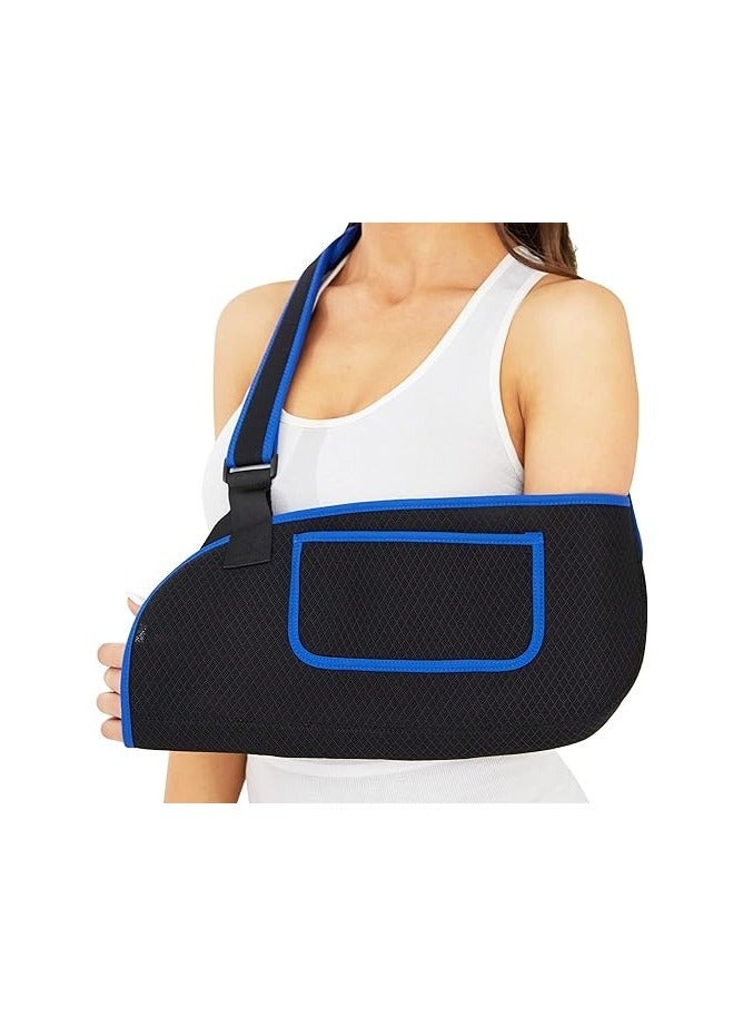 Arm Sling, for Shoulder Injury Rotator Cuff Torn Wrist and Elbow Surgery, Sling Adjustable Padded Dislocation Sprain Brace, Immobilizer Left&Right (Uniform Size) - Image 1
