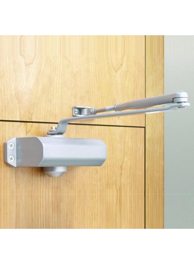 Emerald Door Closer Safety Spring Door Closer -Heavy Duty Commercial Gate Closer - Adjustable Fire Rated Auto Stopper, to Convert Hinged to Self-Closing Quiet, for 45-85kg Door - Image 2