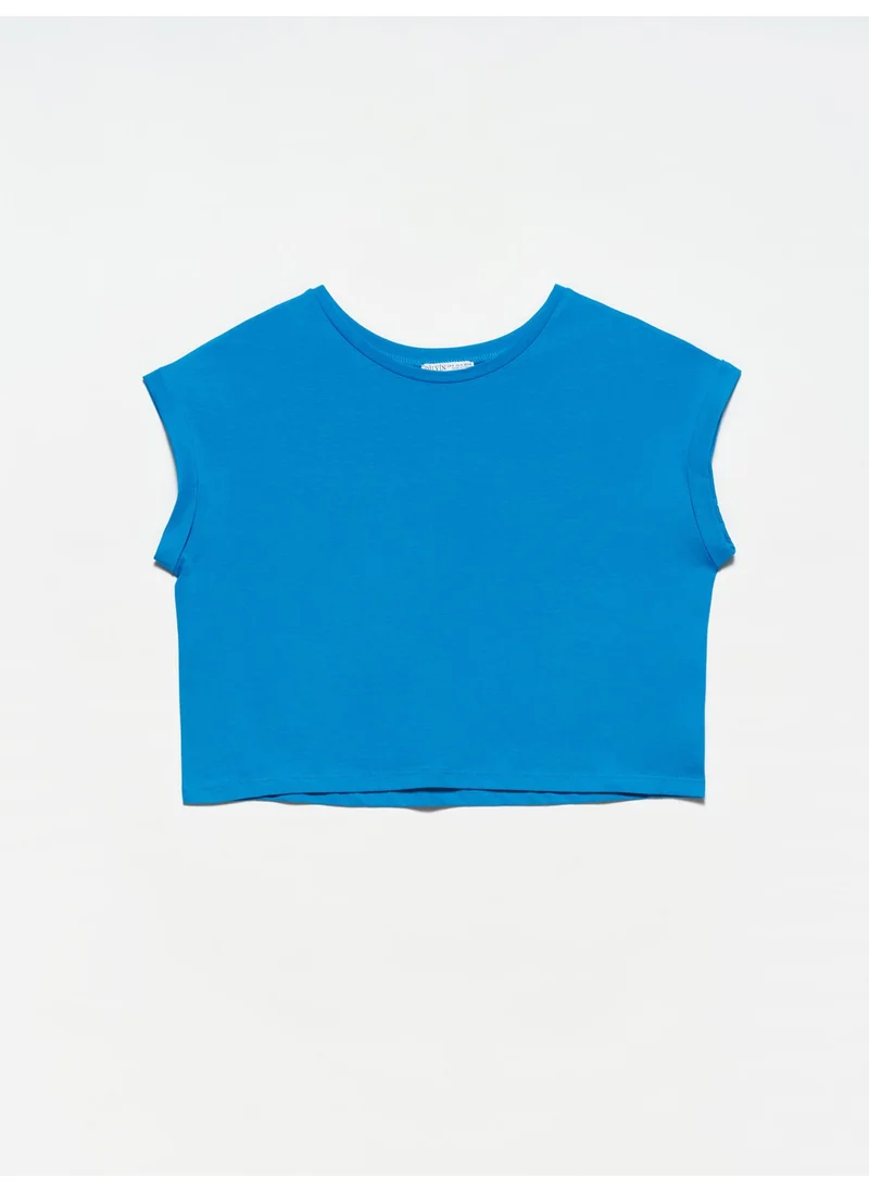 ديلفين Sax Blue Short T-Shirt