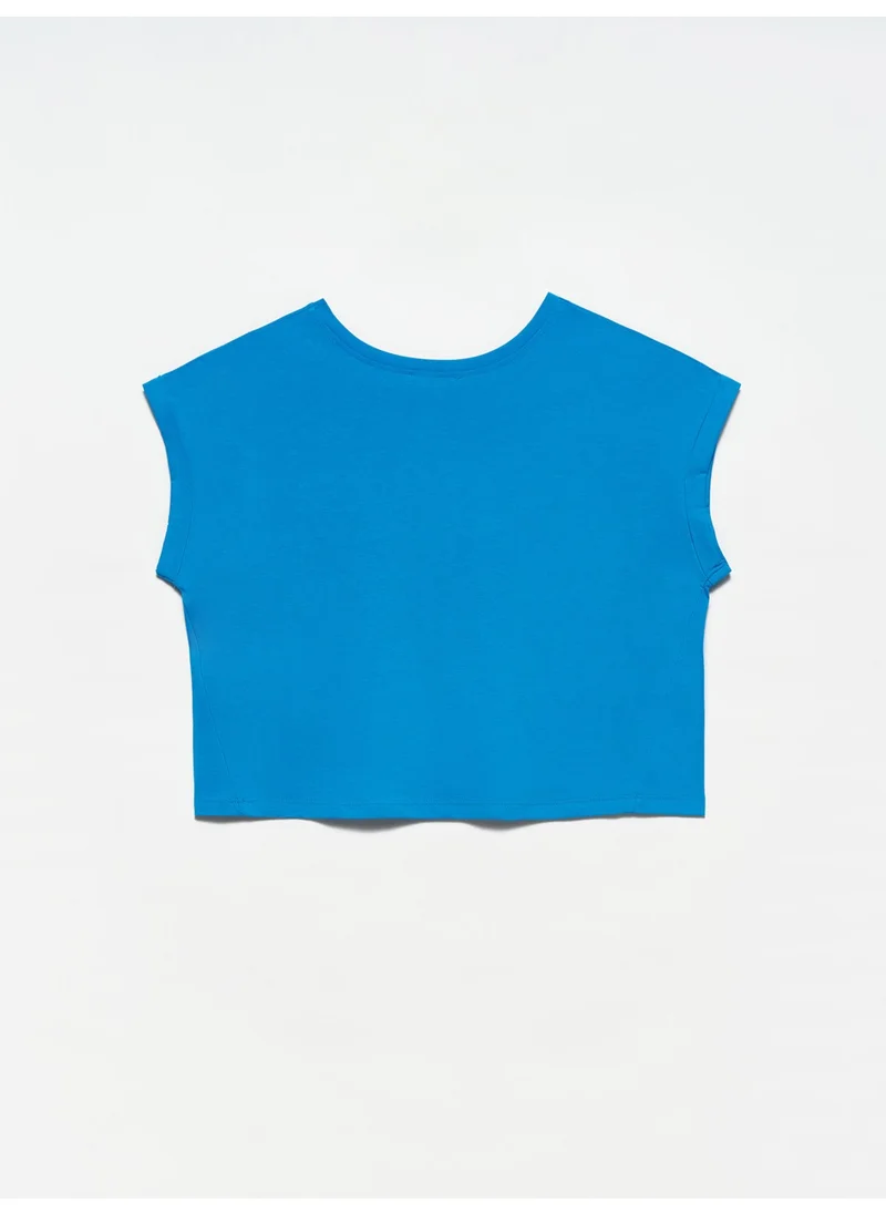 ديلفين Sax Blue Short T-Shirt