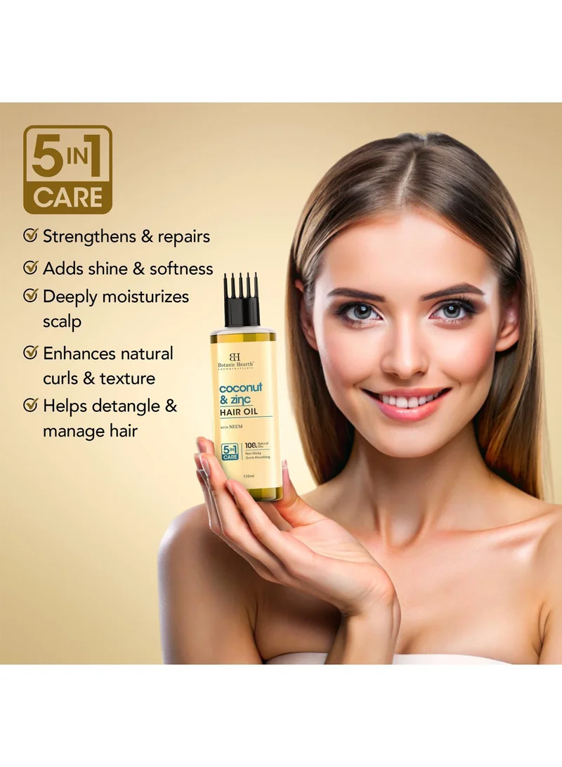 بوتانيك هيرث زيت شعر Botanic Hearth بجوز الهند و الزنك بيريثيون - 150 مل