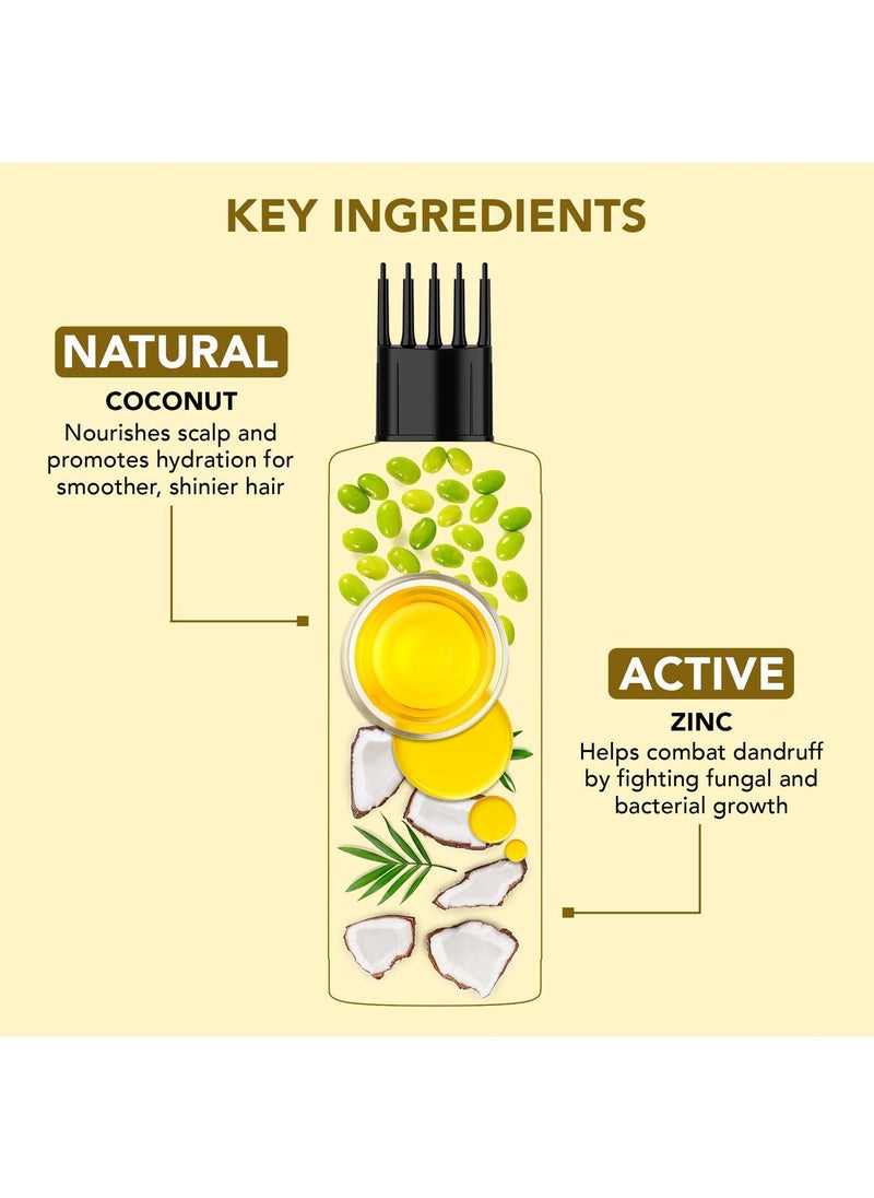 Botanic Hearth - Botanic Hearth Coconut & Zinc Pyrithione hair Oil – 150ml – Soothes Scalp, Controls Dandruff, Nourishes & Hydrates with Coconut Oil & Zinc Pyrithione for Healthy Hair - Image 1