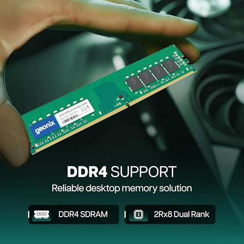 Geonix Desktop RAM, 8 GB DDR4, Frequency-2666 Mhz, (8x2) IC, 288 Pin, 5 Years Warranty - Image 3